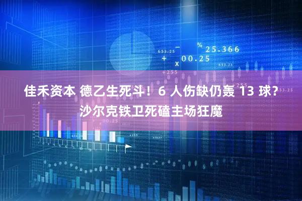 佳禾资本 德乙生死斗！6 人伤缺仍轰 13 球？沙尔克铁卫死磕主场狂魔