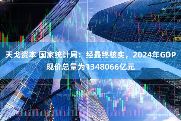 天戈资本 国家统计局：经最终核实，2024年GDP现价总量为1348066亿元